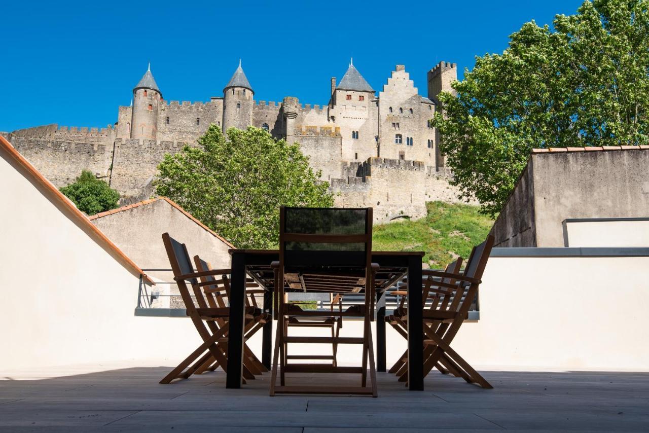 La Terrasse De La Tour Pinte. Apartment Carcassonne Luaran gambar